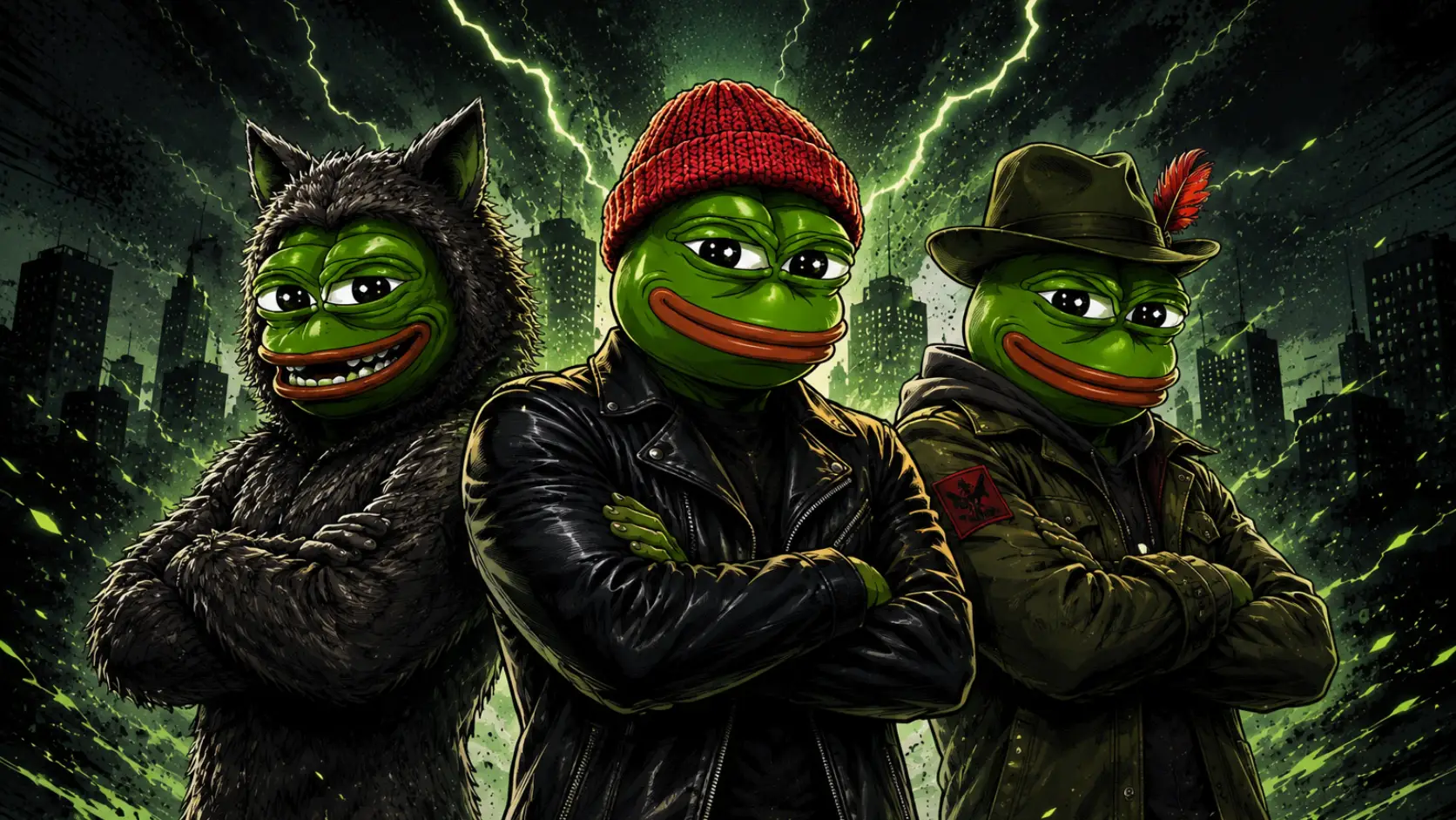 Red Hood Pepe Hero — THE WOODS GOT A NEW KING